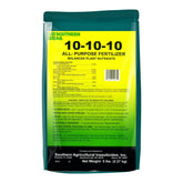 Southern Ag All-Purpose Granular Fertilizer 10-10-10 bag ready for even lawn feeding.