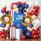 Sowide baseball arch decorations set creates a photo-friendly backdrop.