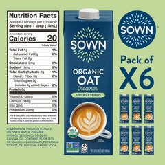 SOWN Oat Creamer creamy texture close-up shows smooth plant-based richness.