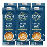 SOWN Organic Oat Creamer bottle for dairy-free coffee indulgence