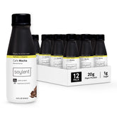 Soylent Complete Coffee Mocha bottle for on-the-go nourishment with 20 g protein.