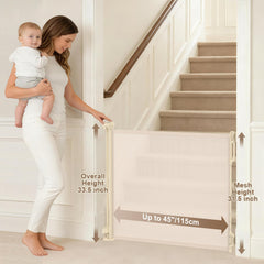 SPACEANY gate extended to 45 inches for doorways and wide openings
