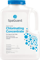 SpaGuard spa chlorinating concentrate bottle pour for quick spa sanitation