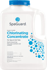 SpaGuard spa chlorinating concentrate bottle pour for quick spa sanitation