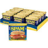 SPAM Classic can front view, ideal pantry staple for quick meals.