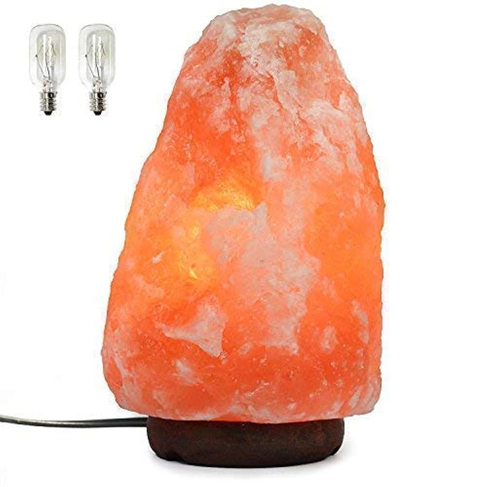 Spantik 7-inch Himalayan salt lamp with dimmer for a warm ambient glow