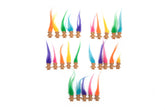 Sparkle Pins long-haired troll dolls with assorted colors for versatile crafts.