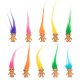 Sparkle Pins long-haired troll dolls pack for crafts and imaginative play