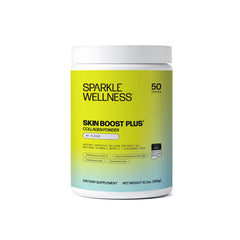 Sparkle Wellness VERISOL bottle pours collagen powder for skin support