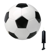 SPDTECH soccer ball size 5 with classic white and black finish for training.