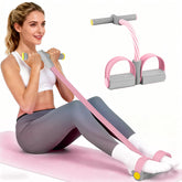 Spechance pedal resistance band with 6-tube assembly for durable workouts