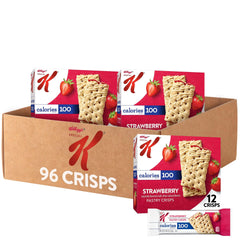 Special K Bar Pastry Crisps Strawberry box front for quick pantry snacking.