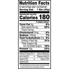 Special K Protein Meal Bars nutrition facts show 12g protein per bar