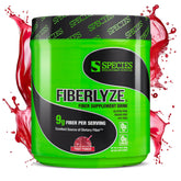 Species Nutrition Fiberlyze powder pour in fruit punch flavor for daily fiber.