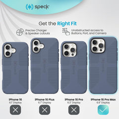 Speck CandyShell Grip Case with dual-layer protection and slim profile.