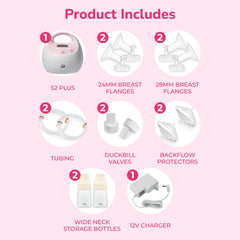 Spectra S2 Plus with comfort suction levels for gentle expression
