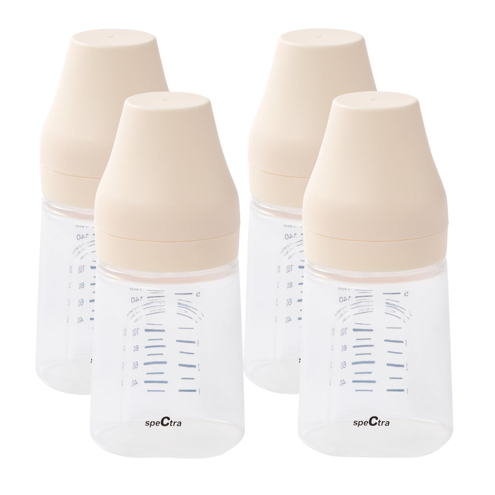 Spectra wide neck bottle cap and lid provide a secure seal.
