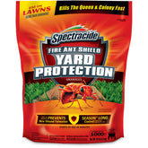 Spectracide Fire Ant Shield Yard Protection Granules on bag, ready to use for lawn protection