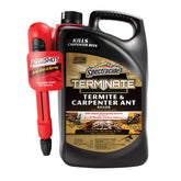 Spectracide Terminate bottle with AccuShot sprayer for precise indoor spraying.