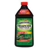 Spectracide Triazicide 40 oz bottle protects lawns from 260+ insects.