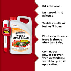 AccuShot sprayer from Spectracide provides continuous battery-powered spraying.