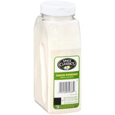 Spice Classics Onion Powder bottle pour shows easy, bold onion flavor for any dish