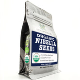 Spice Profile Nigella seeds in a 4oz pouch front emphasizing resealable packaging and freshness.