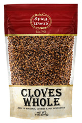 Spicy World whole cloves bulk bag ready for cooking and baking aromas.