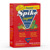 Spike Original Seasoning Salt bottle being poured for versatile flavor enhancement