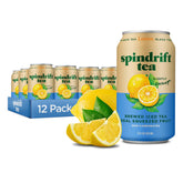 Spindrift Lemon Black Tea can with real fruit for a refreshing break