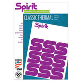 Spirit Classic thermal transfer paper, 8.5x11, reliable stencil creation for tattoos.