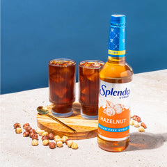 Splenda Hazelnut syrup on espresso or latte adds depth