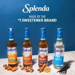 Drizzle Splenda Hazelnut syrup into tea or iced drinks