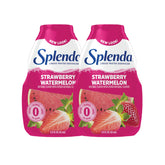 Splenda liquid water enhancer strawberry watermelon bottle with leak proof cap for on the go flavor