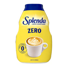 Splenda Liquid Zero Calorie Drops 100ml bottle, convenient sweetener for everyday beverages.