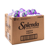 SPLENDA single-serve coffee creamer cups on display, sugar-free option for creamy coffee