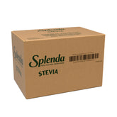 SPLENDA Stevia packaging highlights zero-calorie sweetness for everyday beverages.