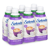 SPLENDA Sugar Free Sweet Creamer poured into coffee for a creamy, sugar-free cup.