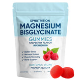 SPNUTRITION Magnesium Bisglycinate Gummies bottle for easy nightly relaxation.
