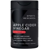 Sports Research Apple Cider Vinegar with Cayenne bottle for daily digestion support.