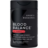 Sports Research Blood Balance bottle for daily iron support and energy.