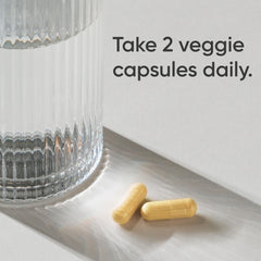 Sports Research multivitamin advanced formula capsules in tray demonstrate veggie format.
