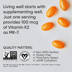 Sports Research Vitamin K2 MK-7 coconut MCT oil pairing emphasizes improved absorption