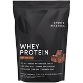 Sports Research Whey Protein Isolate bottle pour for easy post-workout shakes
