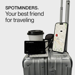 Spotminders close-up of ultra-slim profile for minimal bulk