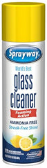 Sprayway Glass Cleaner removes fingerprints for spotless surfaces