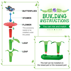 SpringFlower colorful flower pieces inspire imaginative play and fine motor practice.