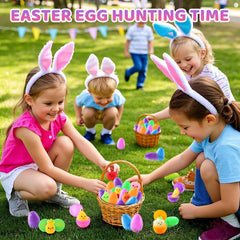 SpringFlower Easter party favors for kids with 24 squishy toys inside