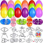 SpringFlower filled Easter eggs box with vibrant colors for gifting and egg hunts.
