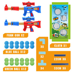 SpringFlower air guns with pump action enable engaging outdoor action.